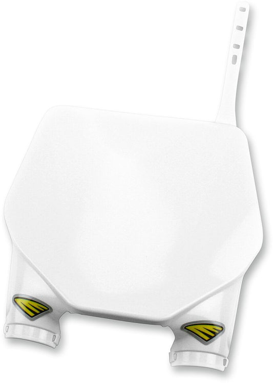 CYCRA STADIUM FRONT NUMBER PLATE HONDA/SUZUKI WHITE