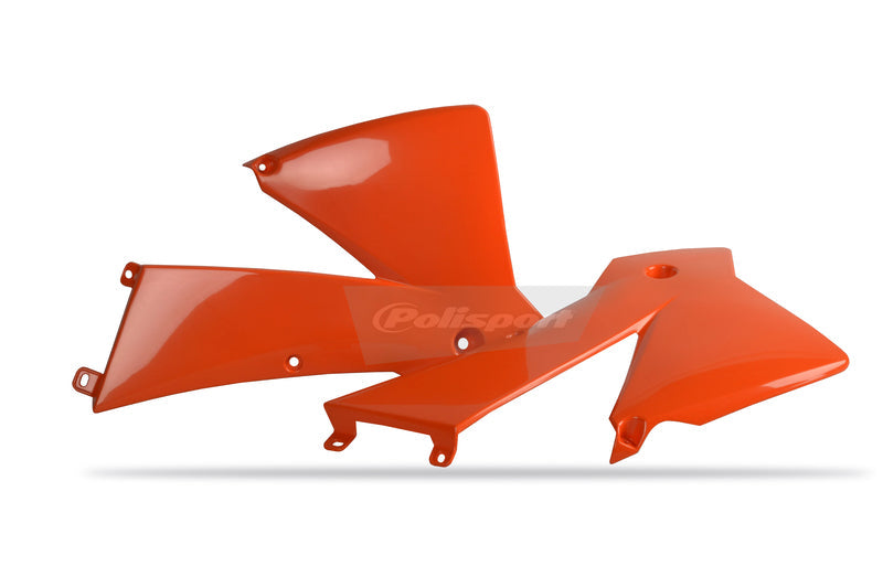 Polisport Radiator Covers Orange KTM