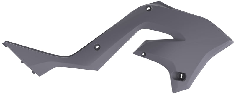 Polisport Radiator Covers Nardo Grey Kawasaki KX125/250