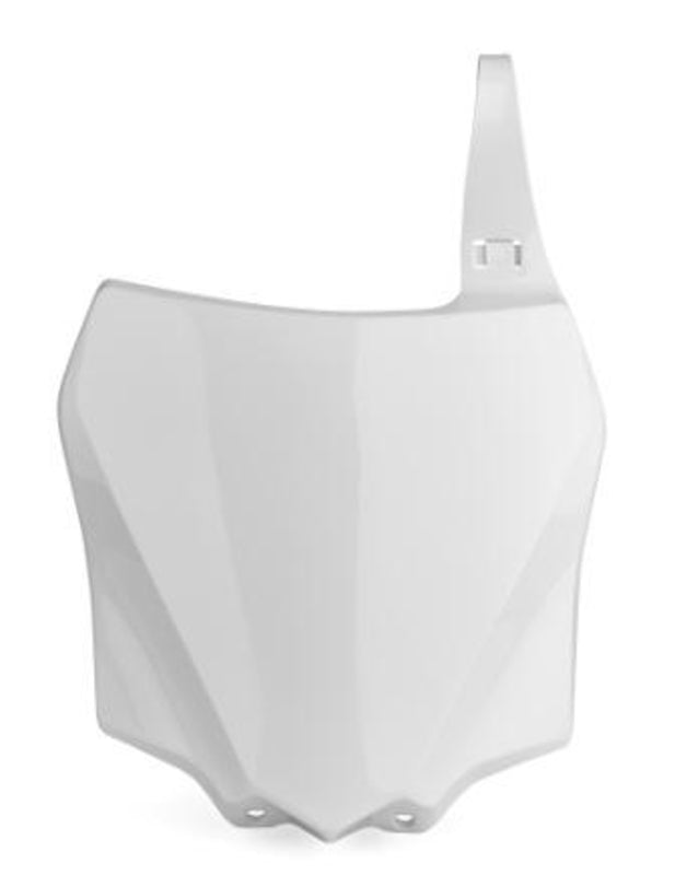 Polisport Front Number Plate White Kawasaki KX85/KX100
