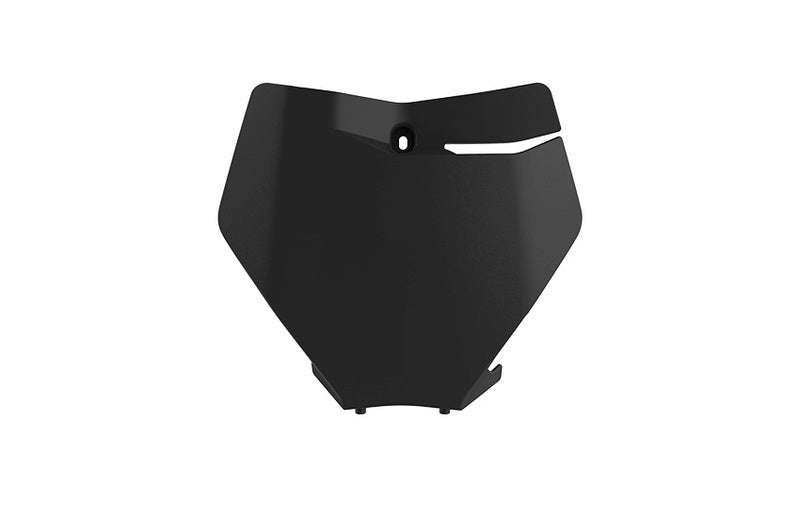 Polisport Front Number Plate Black
