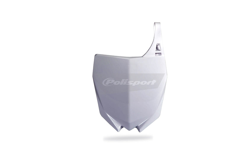 Polisport Front Number Plate White Yamaha