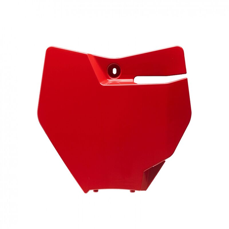 Polisport Front Number Plate - Red Gas Gas MC85