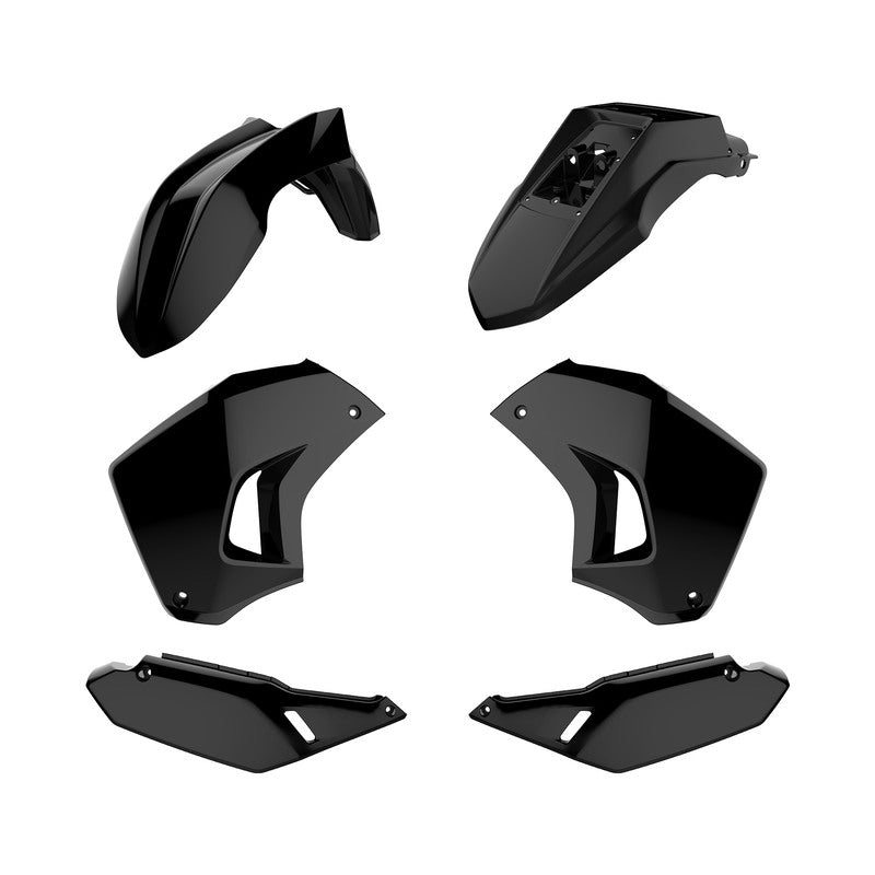 Polisport Plastic Kit Kawasaki KLR650 Black