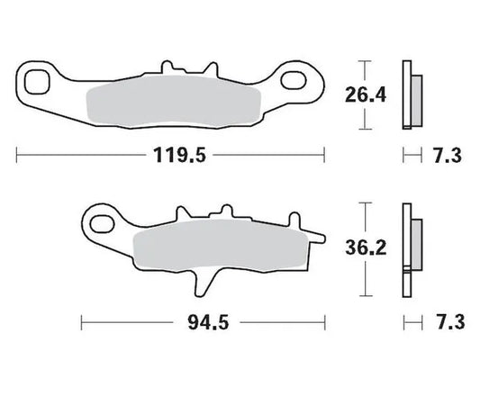 BRAKE PAD RACING