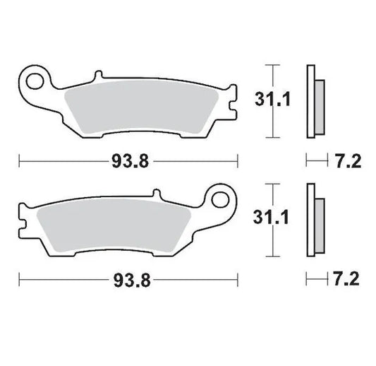 BRAKE PAD NITRO SPORT