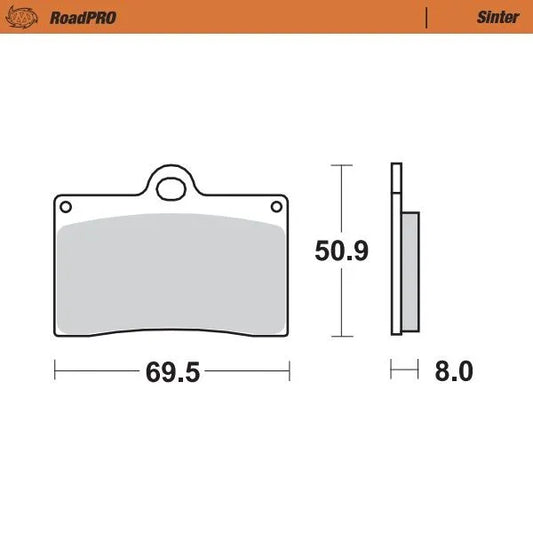 BRAKE PAD SINTER FRONT
