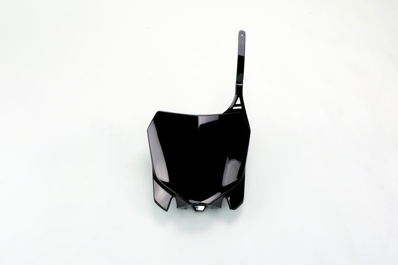 UFO Plast PLASTIC FRONT PLATE, BLK/BLK