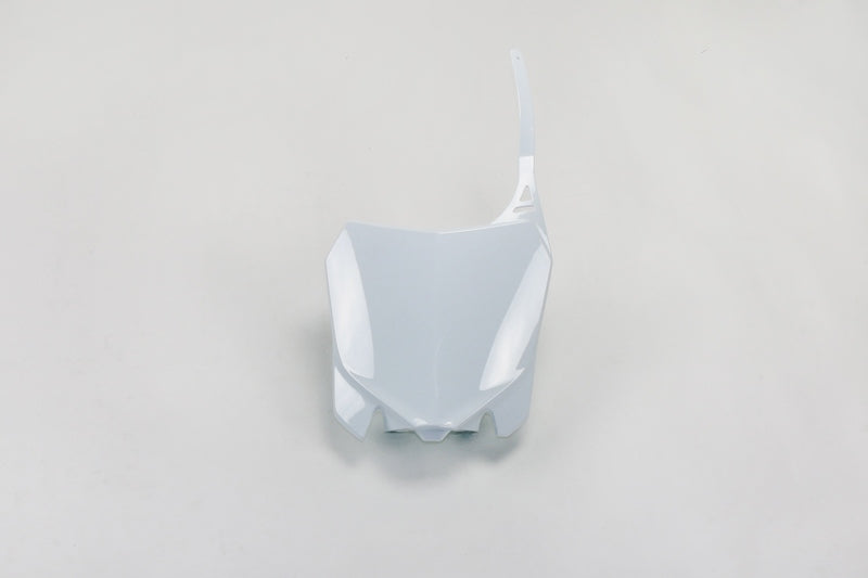 UFO Plast PLASTIC FRONT PLATE, WHT/WHT