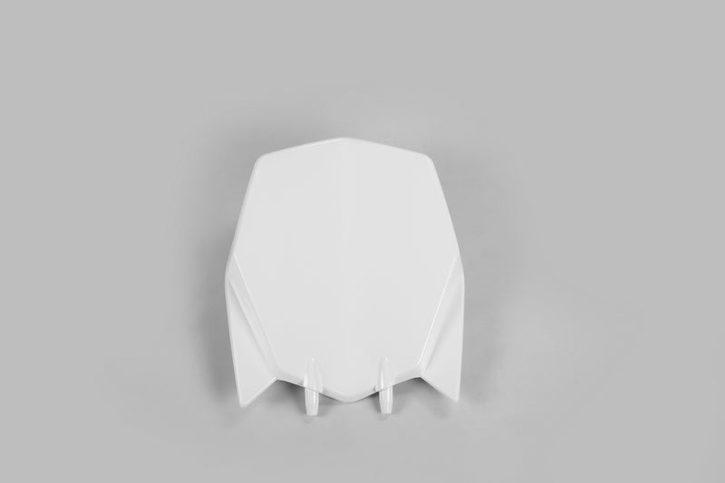 UFO Plast PLASTIC FRONT PLATE, WHT/WHT