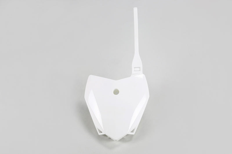 UFO Plast PLASTIC FRONT PLATE, WHT/WHT