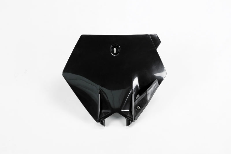 UFO Plast PLASTIC FRONT PLATE, BLK/BLK