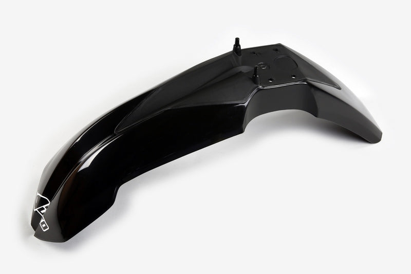 UFO Plast PLASTIC FRONT FENDER, BLK/BLK