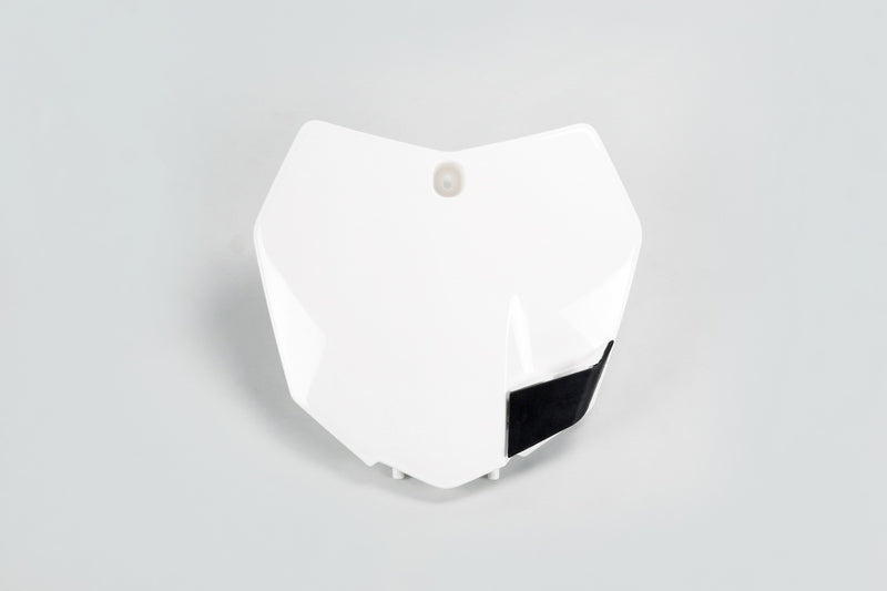 UFO Plast PLASTIC FRONT PLATE, WHT/WHT