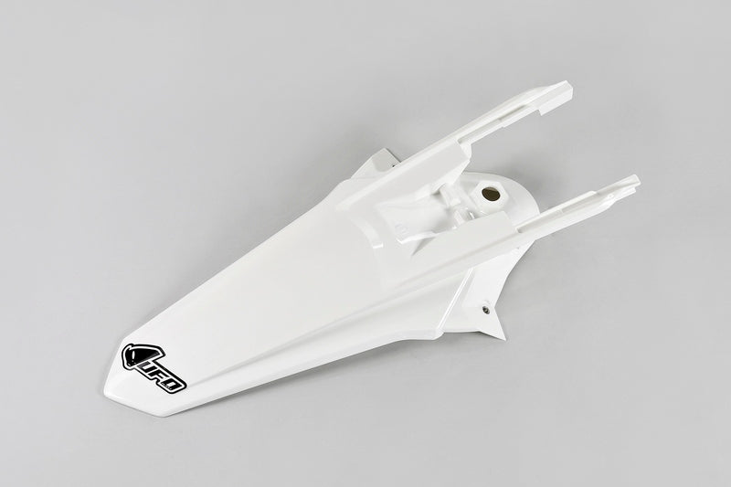 UFO Plast PLASTIC REAR FENDER, WHT/WHT