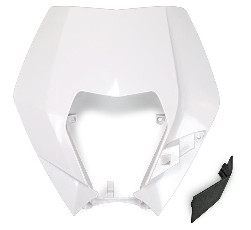 UFO Plast PLASTIC FRONT PLATE, WHT/WHT