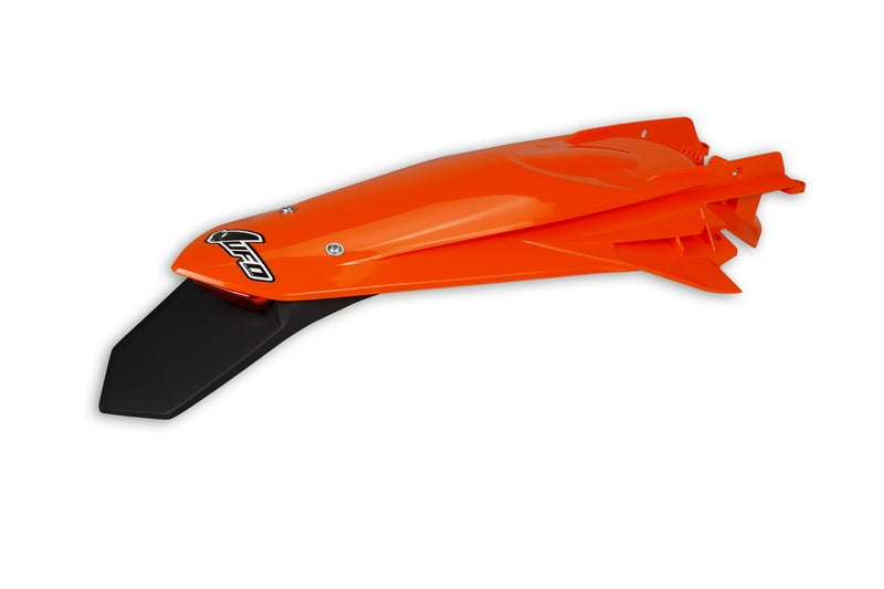 UFO Plast PLASTIC REAR FENDER, ORG/ORG