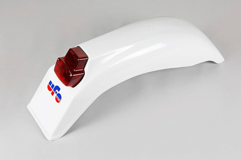 UFO Plast PLASTIC REAR FENDER, WHT/WHT