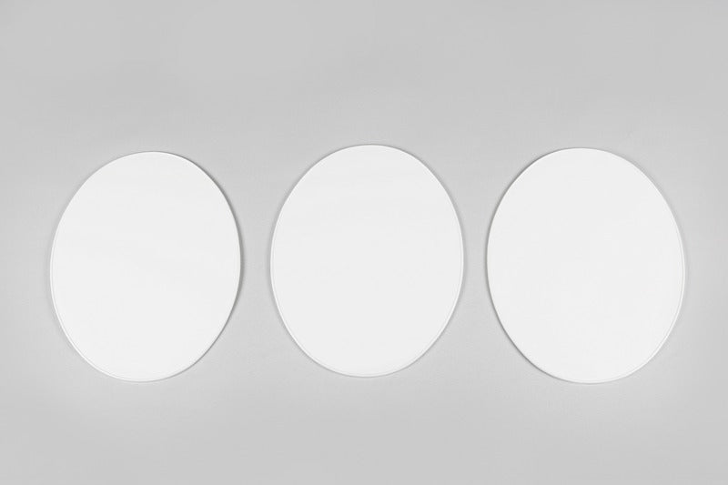 UFO Plast PLASTIC FRONT PLATE, WHT/WHT