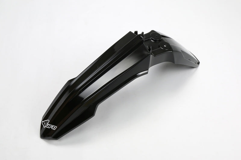 UFO Plast PLASTIC FRONT FENDER, BLK/BLK