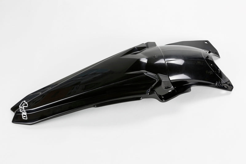 UFO Plast PLASTIC REAR FENDER, BLK/BLK