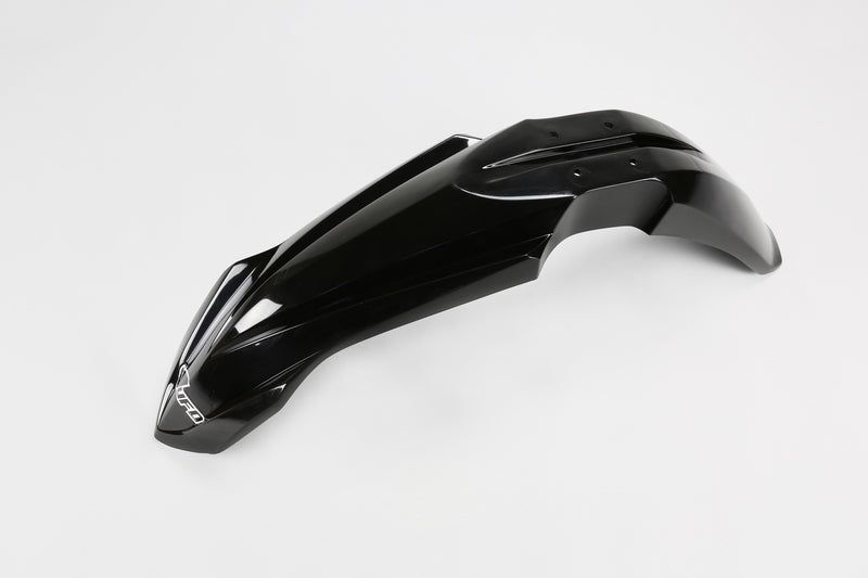 UFO Plast PLASTIC FRONT FENDER, BLK/BLK