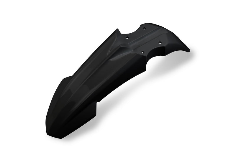 UFO Plast PLASTIC FRONT FENDER, BLK/BLK