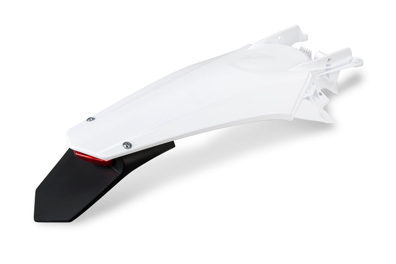 UFO Plast PLASTIC REAR FENDER, WHT