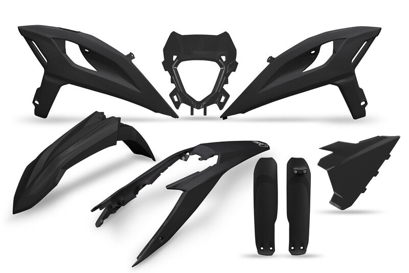 UFO Plast PLASTIC KIT FULL, BLK/BLK
