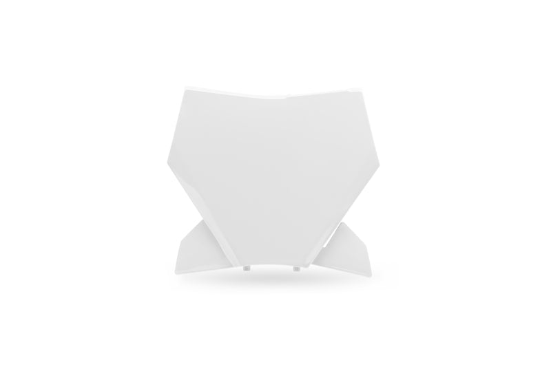 UFO Plast FRONT NUMBER PLATE, WHT