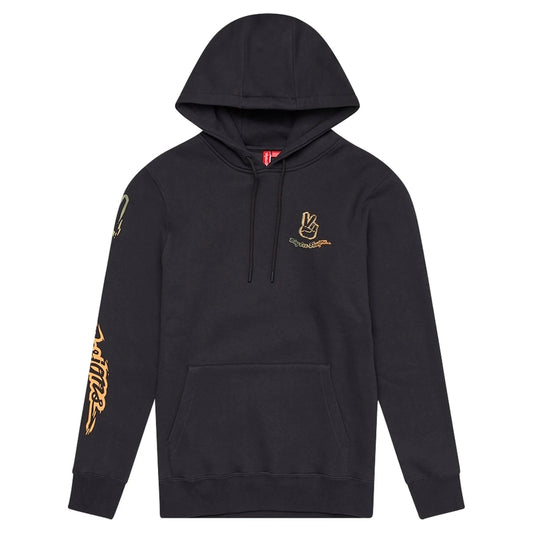 Peace Out Hoodie Carbon & Zwart M