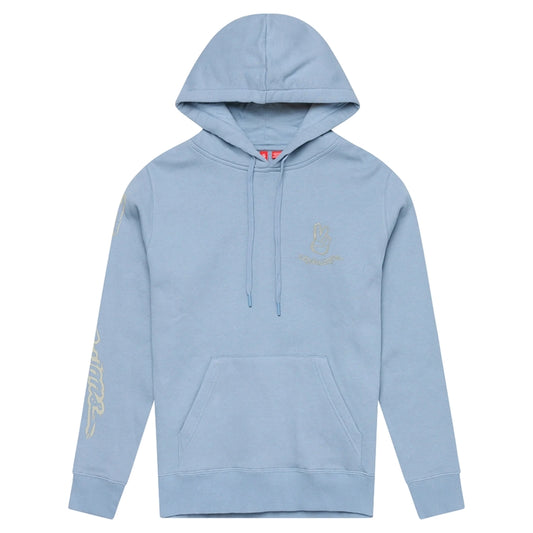 Peace Out Women Dames hoodie Blauw M