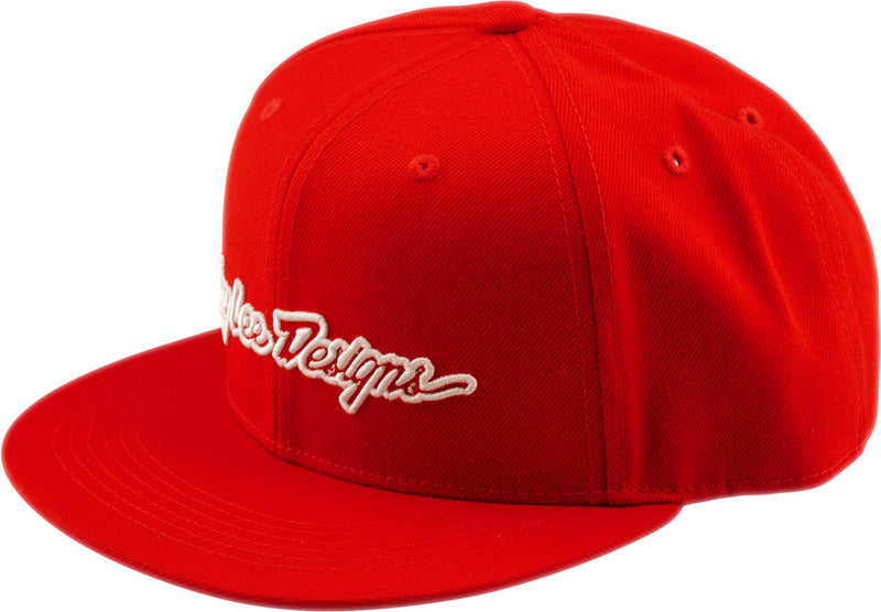 Flat Bill Snapback Signature Rood One size volwassene
