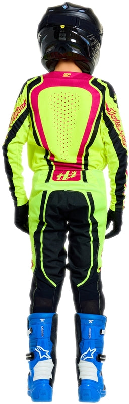 Troy Lee Designs GP Pro Kindermaat jersey Roller Flo Yellow/Fuschia