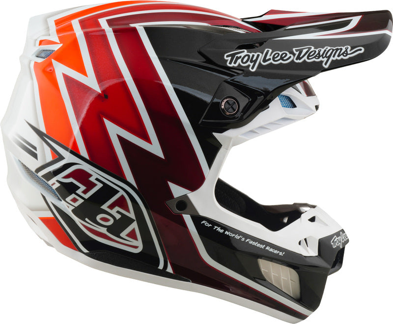 Troy Lee Designs SE5 Composite Mips Helm Boltz Zwart/Rood