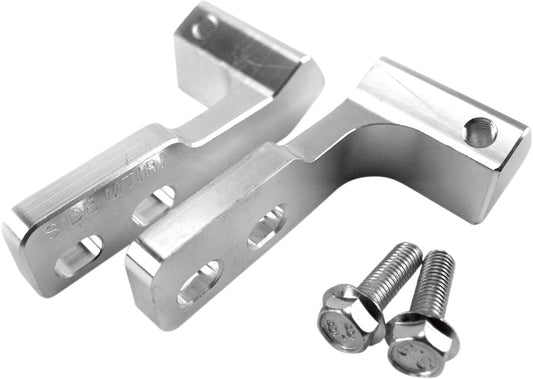 CYCRA PROBEND TRIPLE CLAMP SIDE MOUNT SET SILVER