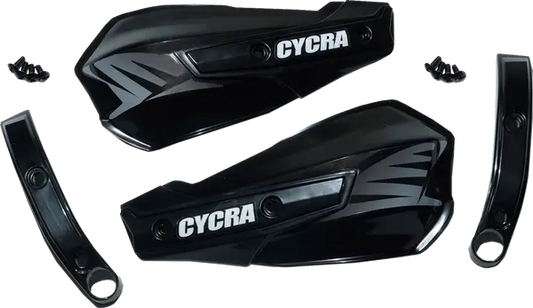CYCRA Replacement Vortex Handshields w/ Abrasion Guards - Black