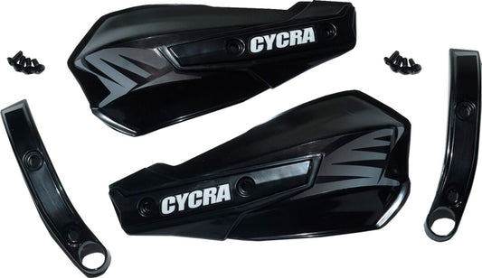 CYCRA Replacement Vortex Handshields w/ Abrasion Guards - Black