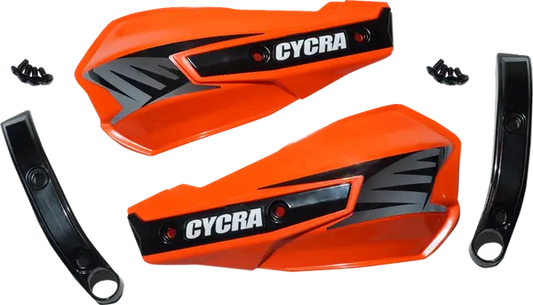 CYCRA Replacement Vortex Handshields w/ Abrasion Guards - Orange