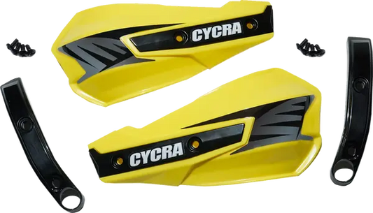 CYCRA Replacement Vortex Handshields w/ Abrasion Guards - Yellow