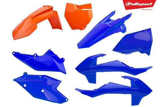 Polisport Plastics Kit Orange/Blue KTM SX/SX-F