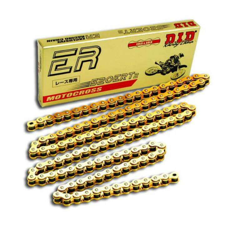 D I D ketting ERT3 520 lage pas goud/goud 108