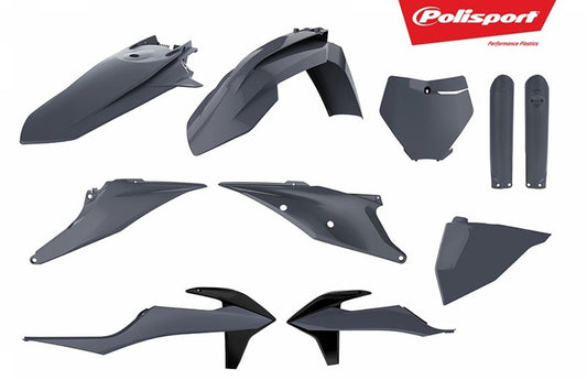 Polisport Plastics Kit Nardo Grey KTM SX/SX-F