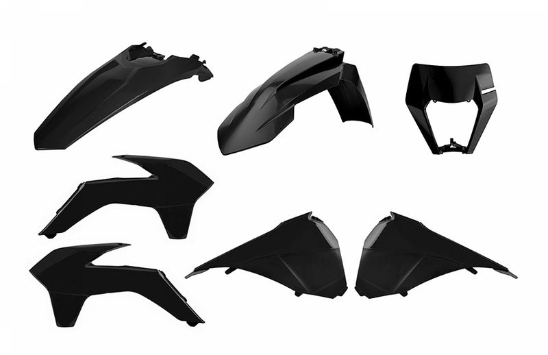Polisport Enduro Restyle Plastic Kit Black KTM EXC/EXC-F