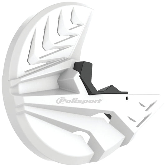 Polisport Front Disc Cover Disc White / Black