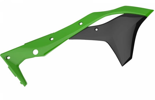 POLISPORT Radiator Covers OEM Color (2017) Green/Kawasaki KX250F