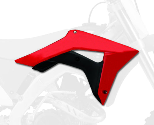 POLISPORT Radiator Covers OEM Color (2017) Red/Honda CRF450R/RX