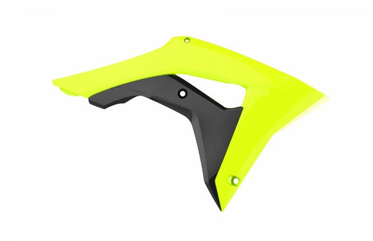 POLISPORT Radiator Covers Neon Yellow Honda CRF450R