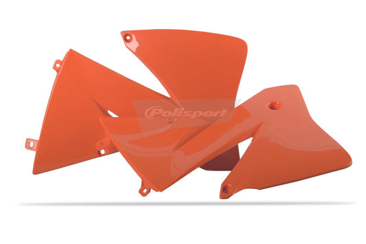 Polisport Radiator Covers Orange KTM