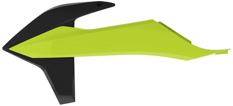 Polisport Radiator Covers Black/Neon Yellow KTM SX/SX-F